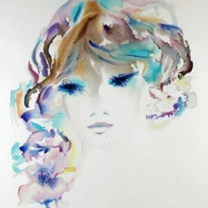 "Katherine" Watercolor by Shan-Merry